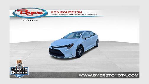 Super White 2020 Toyota Corolla Hybrid LE