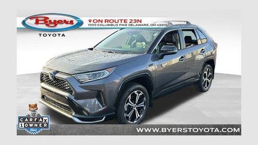 Magnetic Gray Metallic w/Midnight Black Roof 2021 Toyota RAV4 Prime XSE
