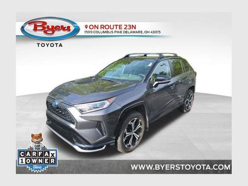 Magnetic Gray Metallic w/Midnight Black Roof 2021 Toyota RAV4 Prime XSE