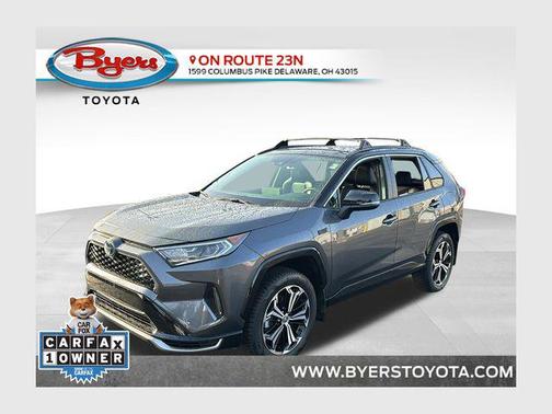 Magnetic Gray Metallic w/Midnight Black Roof 2021 Toyota RAV4 Prime XSE