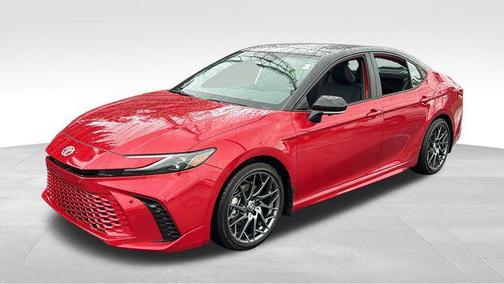 Supersonic Red/Midnight Black Metallic 2025 Toyota Camry XSE