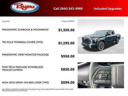 Midnight Black Metallic 2026 Toyota Tundra Limited