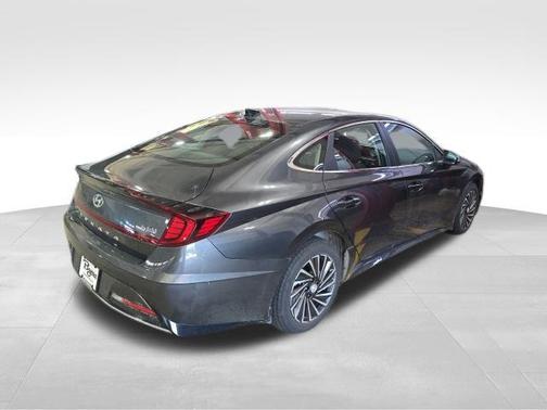 Portofino Gray 2023 Hyundai SONATA Hybrid SE