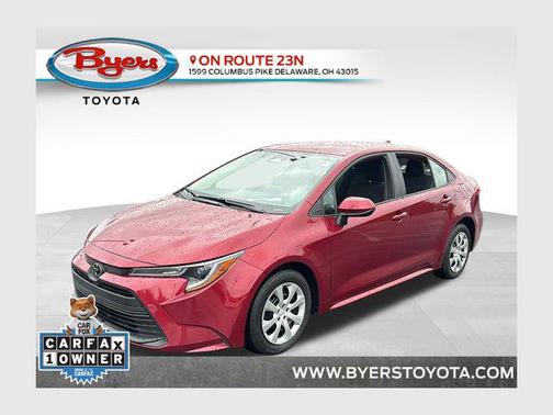 Ruby Flare Pearl 2025 Toyota Corolla LE