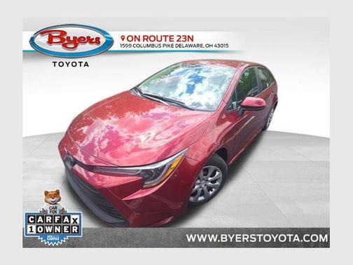 Ruby Flare Pearl 2025 Toyota Corolla LE
