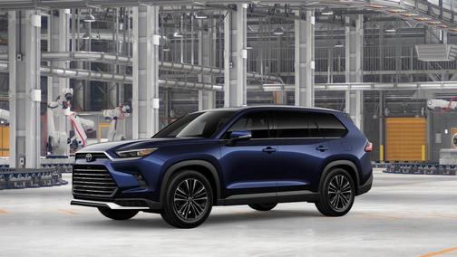 Blue 2026 Toyota Grand Highlander Hybrid Platinum MAX