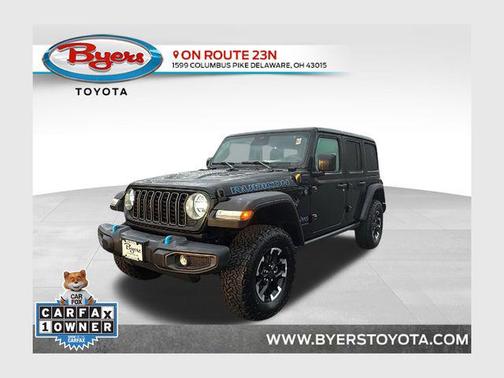 Black Clearcoat 2025 Jeep Wrangler 4xe Rubicon