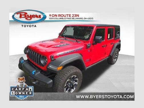 Firecracker Red Clearcoat 2025 Jeep Wrangler 4xe Rubicon