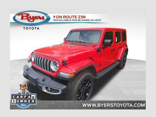 Firecracker Red Clearcoat 2025 Jeep Wrangler 4xe Sahara