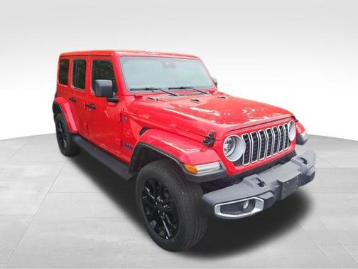 Firecracker Red Clearcoat 2025 Jeep Wrangler 4xe Sahara