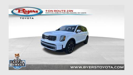 Glacial White Pearl 2023 Kia Telluride SX