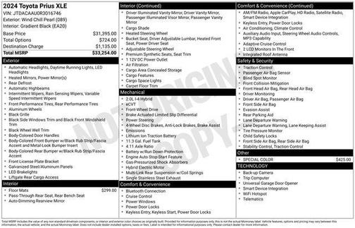 2024 Toyota Prius XLE