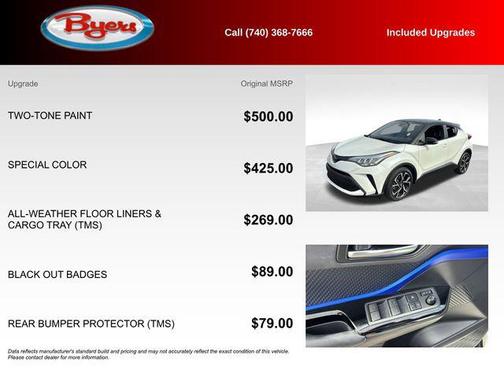 Blizzard Pearl 2020 Toyota C-HR XLE