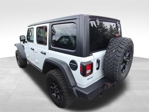 Bright White Clearcoat 2025 Jeep Wrangler 4xe Willys