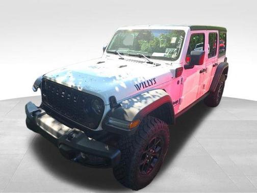 Bright White Clearcoat 2025 Jeep Wrangler 4xe Willys