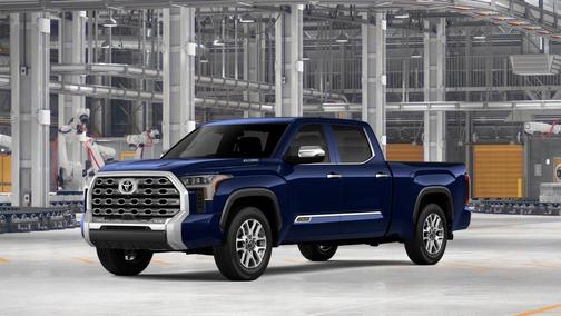 Blue 2026 Toyota Tundra Hybrid 1794 Edition