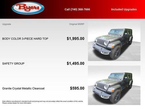 Granite Crystal Metallic Clearcoat 2025 Jeep Wrangler 4xe Sahara