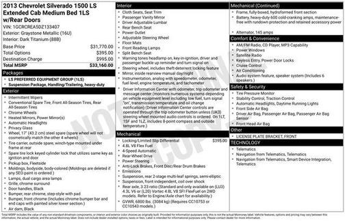 2013 Chevrolet Silverado 1500 LS