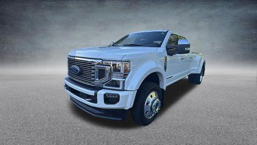 Star White Metallic Tri-Coat 2020 Ford F-450 Platinum