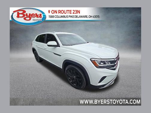 Pure White 2020 Volkswagen Atlas Cross Sport 3.6L V6 SE w/Technology
