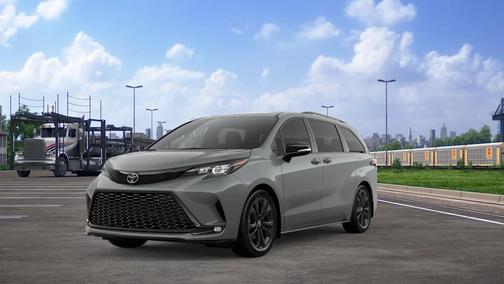 Gray 2026 Toyota Sienna XSE 7 Passenger