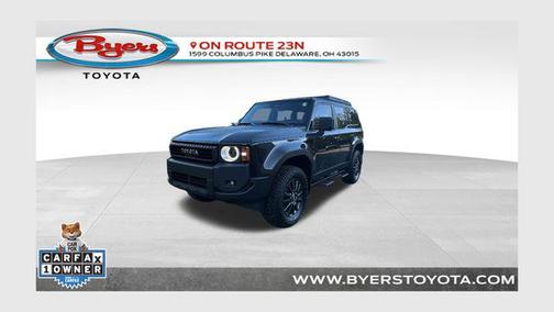 Black 2025 Toyota Land Cruiser 1958