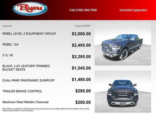 Maximum Steel Metallic Clearcoat 2021 RAM 1500 Rebel