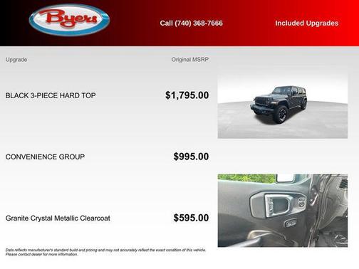 Granite Crystal Metallic Clearcoat 2025 Jeep Wrangler 4xe Rubicon