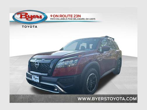 Scarlet Ember Tintcoat 2023 Nissan Pathfinder Rock Creek 4WD
