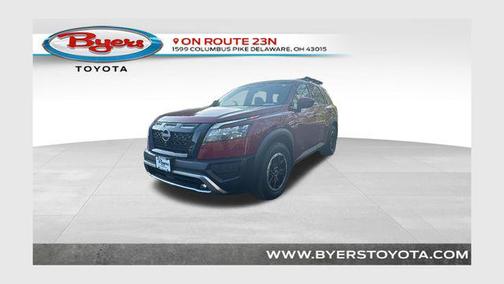 Scarlet Ember Tintcoat 2023 Nissan Pathfinder Rock Creek 4WD