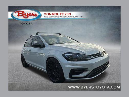Oryx White Pearl 2019 Volkswagen Golf R 2.0T DSG
