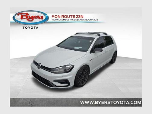 Oryx White Pearl 2019 Volkswagen Golf R 2.0T DSG