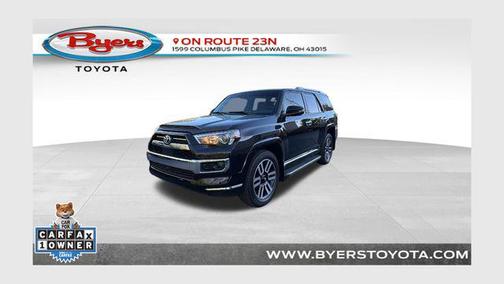 Midnight Black Metallic 2023 Toyota 4Runner Limited