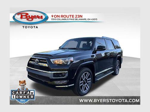 Midnight Black Metallic 2023 Toyota 4Runner Limited