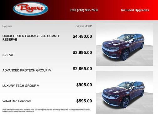 2023 Jeep Grand Cherokee L Summit Reserve