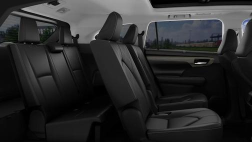 Midnight Black Metallic 2026 Toyota Highlander Hybrid Platinum
