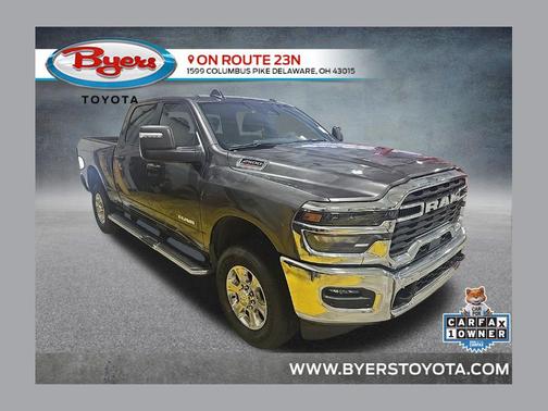 Granite Crystal Metallic Clearcoat 2025 RAM 2500 Big Horn Crew Cab 4x4 6'4' Box