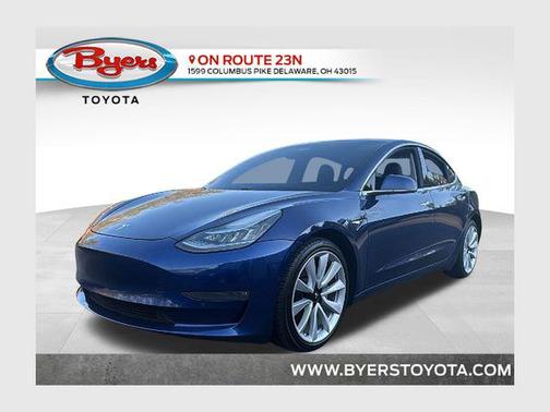 Deep Blue Metallic 2020 Tesla Model 3 Long Range