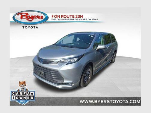Celestial Silver Metallic 2021 Toyota Sienna XLE 8 Passenger