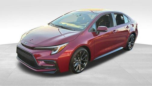 Ruby Flare Pearl 2025 Toyota Corolla SE