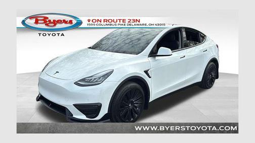 Pearl White Multi-Coat 2021 Tesla Model Y Long Range Dual Motor All-Wheel Drive