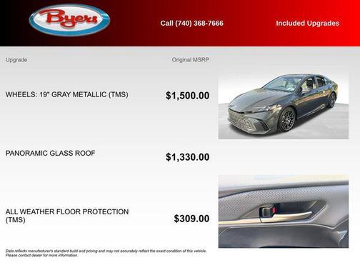 01l7 2025 Toyota Camry XSE