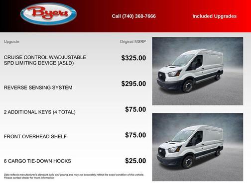 Oxford White 2023 Ford Transit-150 Base