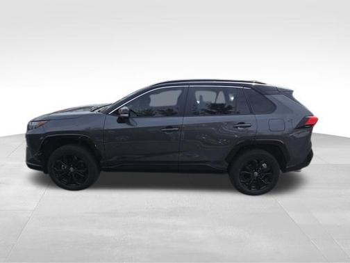 Magnetic Gray Metallic/Midnight Black Metallic 2022 Toyota RAV4 Hybrid SE