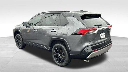 Magnetic Gray Metallic/Midnight Black Metallic 2022 Toyota RAV4 Hybrid SE
