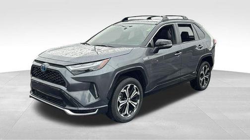 Silver Sky Metallic/Midnight Black Metallic 2023 Toyota RAV4 Prime XSE