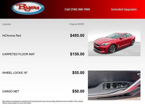 2019 Kia Stinger Base