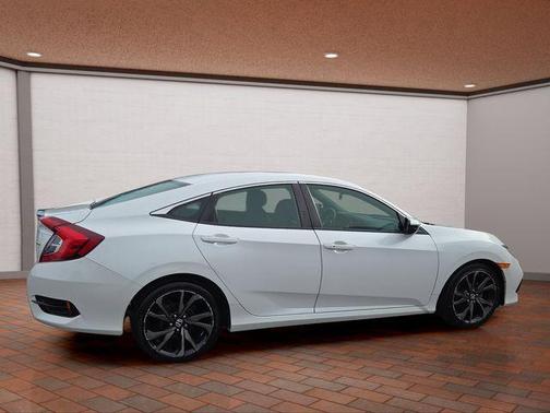 White 2020 Honda Civic Sport