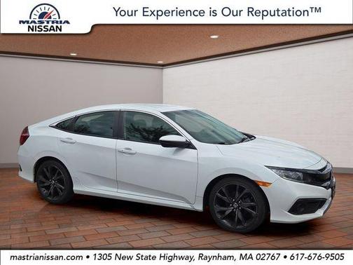 White 2020 Honda Civic Sport
