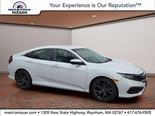 White 2020 Honda Civic Sport
